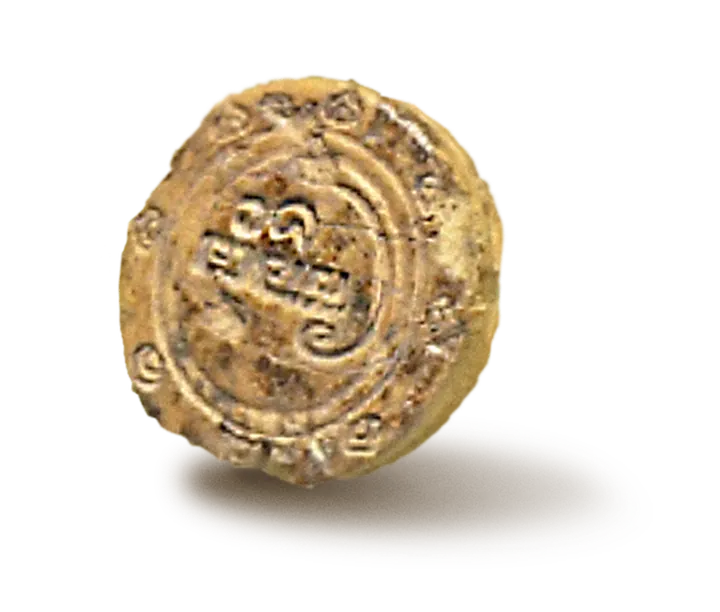Butuan Ivory Seal. Rhinoceros-ivory seal inscribed 